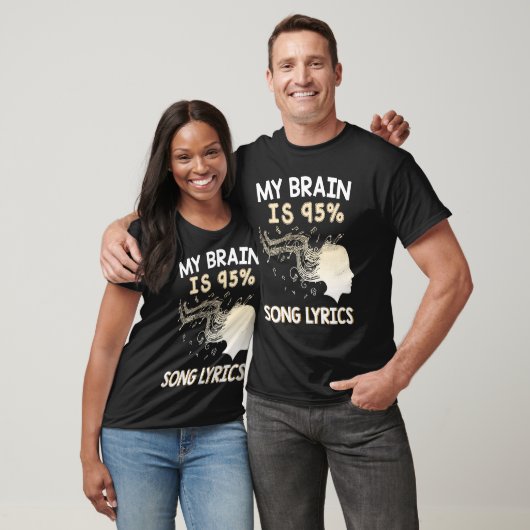 Music    My Brain is 95 Song Lyrics  & Cool Tシャツ (ユニセックス)