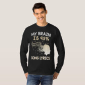 Music    My Brain is 95 Song Lyrics  & Cool Tシャツ (正面フル)
