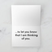 Music Note 考える Of Youカード(大プリント) カード (内部)