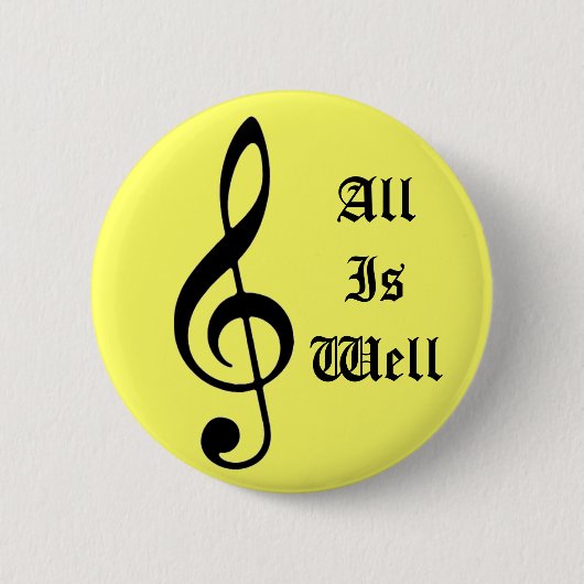 Music Note、AllIsWell 缶バッジ (正面)