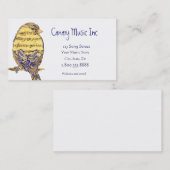 Music Note Bird カスタム Business Card 名刺 (正面/裏面)