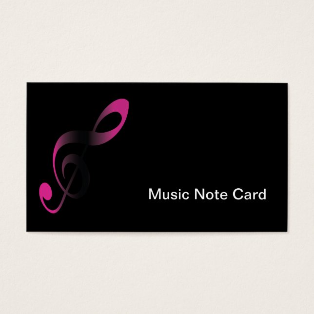 Music Note on Blackデザイン (正面)