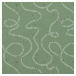 Music Note Sign Green additional ファブリック