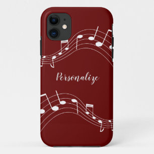 Music Notesスタイリッシュトレンディークールパーソナライズされたケース iPhone 11 ケース