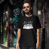 Music NotesハートTシャツ – ミュージシャン&ミュージック恋人 トライブレンドTシャツ