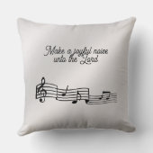 Music Notes装飾用クッション クッション (裏面)
