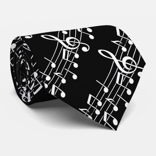 Music Notes ネクタイ (ロール)