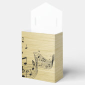 Music Notes Brushed Gold  フェイバーボックス (オープン)