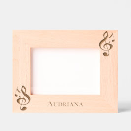 Music Notes Personalized レーザー彫刻フレーム
