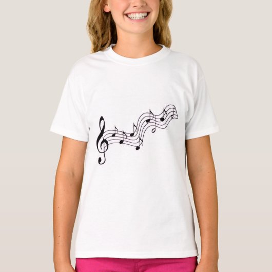 music notes tシャツ (正面)