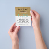 Music Notes、Vocalist Lessons 広告's チラシ (手)