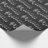 Music Notes We Wish You A Merry Christmas Chords ラッピングペーパー (角)