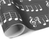 Music Notes We Wish You A Merry Christmas Chords ラッピングペーパー (ロールコーナー)