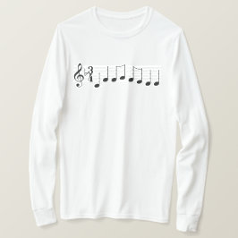 Music Notes We Wish You A Merry Christmas Chords Tシャツ