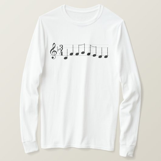 Music Notes We Wish You A Merry Christmas Chords Tシャツ (デザイン正面)