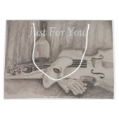 『Music Of The Night』 by T.S.タイヤ抱き枕 ラージペーパーバッグ (正面)