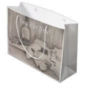 『Music Of The Night』 by T.S.タイヤ抱き枕 ラージペーパーバッグ (裏面アングル)