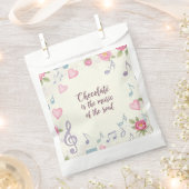 Music of the Soul, Chocolate Packaging, by Natasha フェイバーバッグ (クリップ留めされた状態)