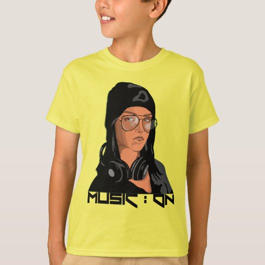 Music On Kidsの基本Tシャツ Tシャツ (正面)