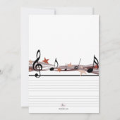 Music On Photo 遊 Graduation招待状 招待状 (裏面)