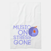 music on stress gone キッチンタオル (縦)