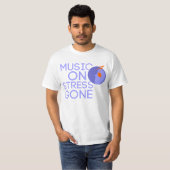 MUSIC ON STRESS GONE Tシャツ (正面フル)