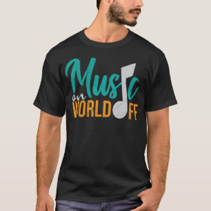 Music On World Off Music Loverギフトショーwジャンプ Tシャツ