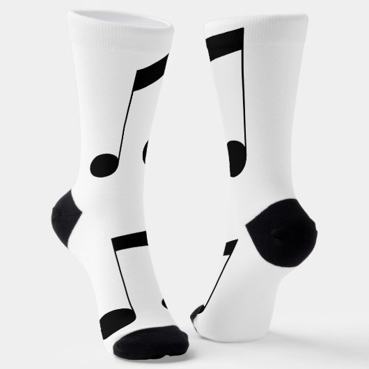 Music One Black Beam Note ソックス (傾斜あり)