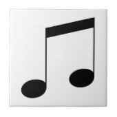 Music One Black Beam Note タイル (正面)