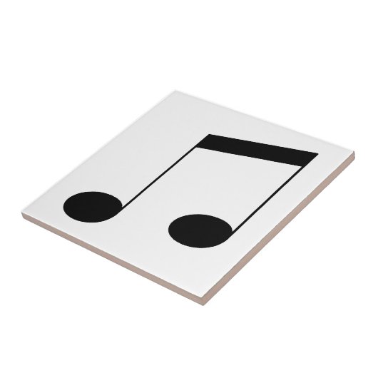 Music One Black Beam Note タイル (側面)