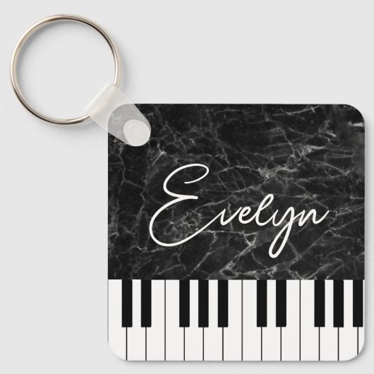 Music Piano Themed Key Chain Pianist  キーホルダー (正面)
