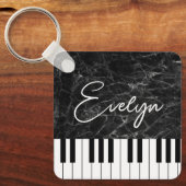 Music Piano Themed Key Chain Pianist  キーホルダー (正面)