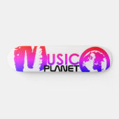MUSIC PLANETスケートボード, 7 3/4"デッキ スケートボード (横)