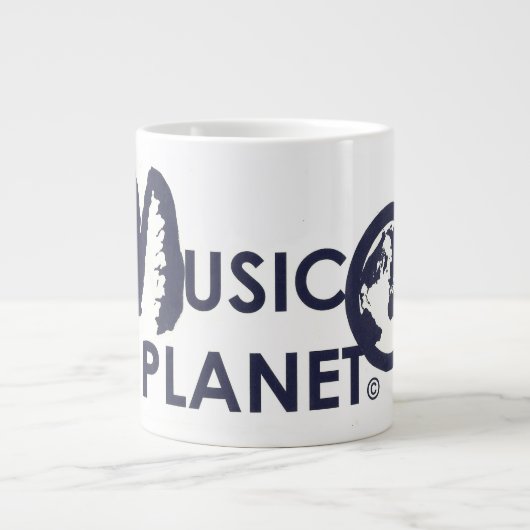 MUSIC PLANETスペシャルティマグカップ ジャンボコーヒーマグカップ (正面)