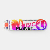 MUSIC PLANET スケートボード 7¾" デッキ (横)