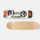 MUSIC PLANET スケートボード 7¾" デッキ (横)