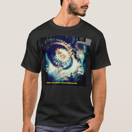 MUSIC PLANET スケートボード Tシャツ (正面)