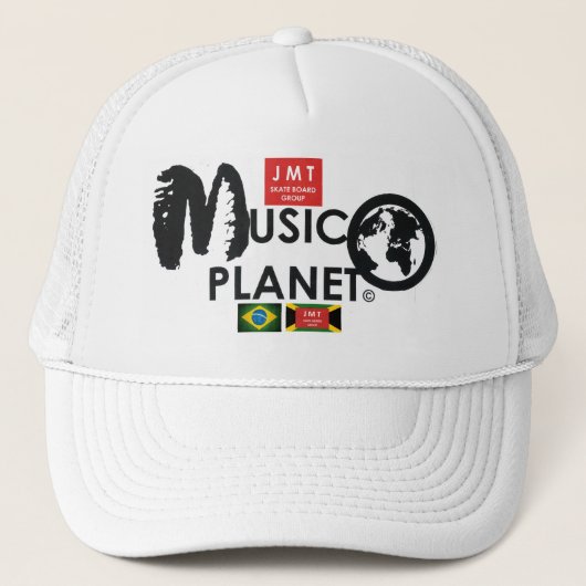 MUSIC PLANET トラッカーズハット キャップ (正面)
