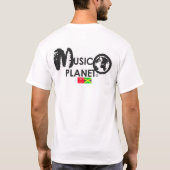 MUSIC PLANET FORTHメンズベーシックTシャツ Tシャツ (裏面)
