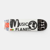 MUSIC PLANET SKATEBOARD JMT USAスケートボード スケートボード (横)