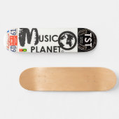 MUSIC PLANET SKATEBOARD JMT USAスケートボード スケートボード (横)