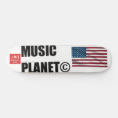 MUSIC PLANET SKATEBOARDS / JMT USA スケートボード (横)