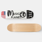 MUSIC PLANET USA スケートボード (横)