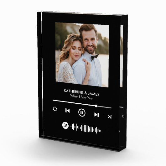 Music Player Photo Frame With Custom Spotify Code フォトブロック (右)