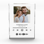 Music Player Photo Frame With Custom Spotify Code フォトブロック (正面)
