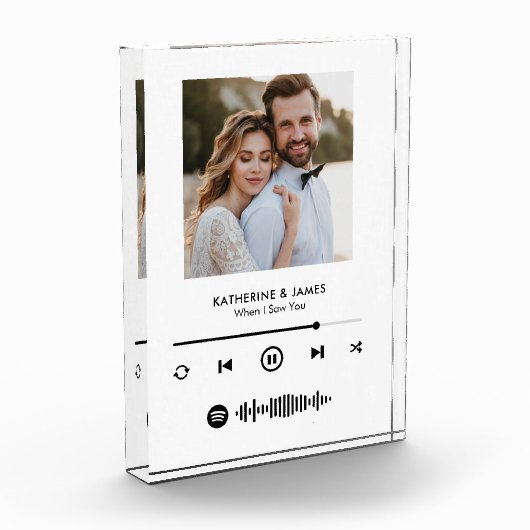 Music Player Photo Frame With Custom Spotify Code フォトブロック (左)