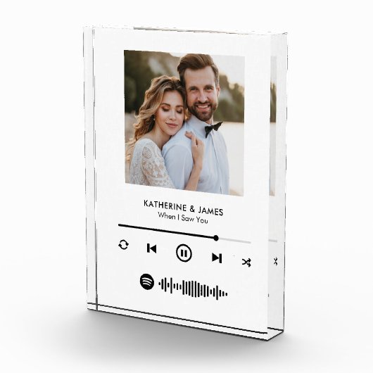 Music Player Photo Frame With Custom Spotify Code フォトブロック (右)