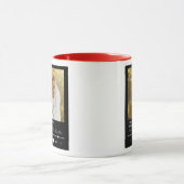 Music Player Valentines Day Add Title, Name Photo マグカップ (中央)