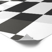 Music Poster: Grand Piano & Tiles: 3D Model ポスター (角)