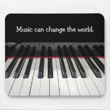Music Quote on Piano Keyboard 